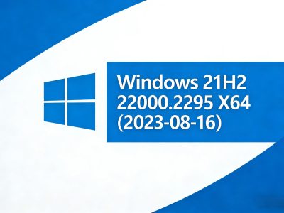Windows 11 21H2 22000.2295 X64 (2023-08-16 نەشرى)